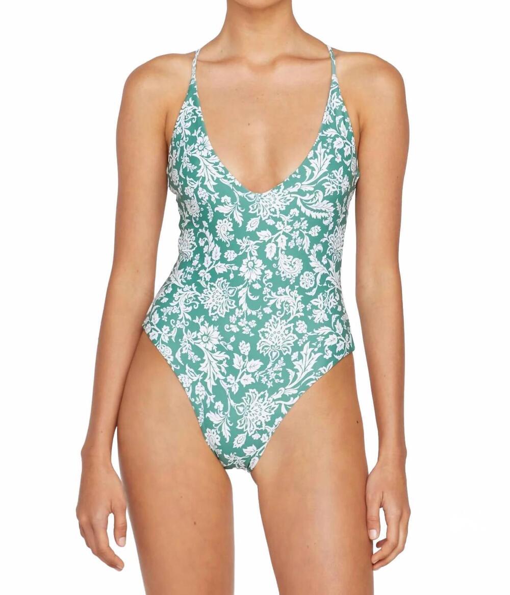 NEW MIKOH thalia one piece in batik green